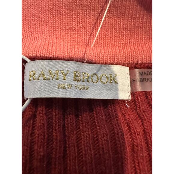 Ramy Brook Nina Oversized Cardigan Sweater - Red Size XL - NWOT Designer Knits - Picture 4 of 9